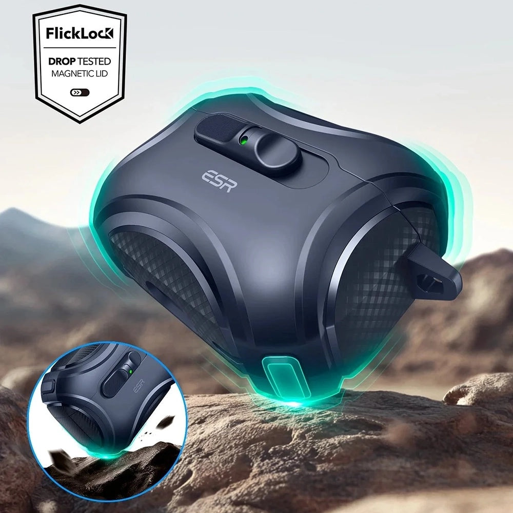 ESR Cyber FlickLock fodral för Apple AirPods Pro 3, Blå