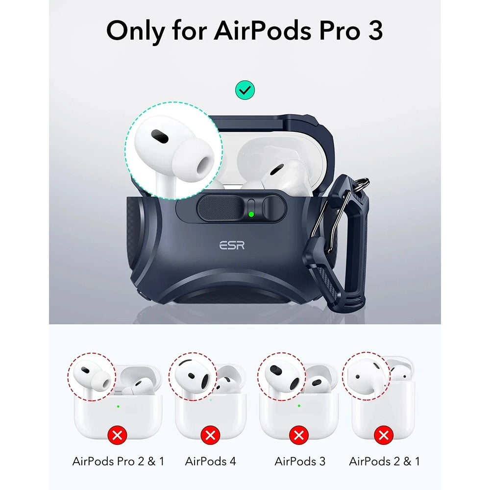 ESR Cyber FlickLock fodral för Apple AirPods Pro 3, Blå