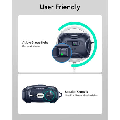 ESR Cyber FlickLock fodral för Apple AirPods Pro 3, Blå
