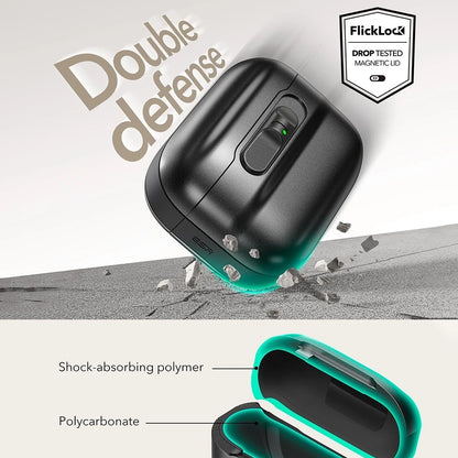 ESR Pulse Magnetic FlickLock fodral för Apple AirPods Pro 3, Grå