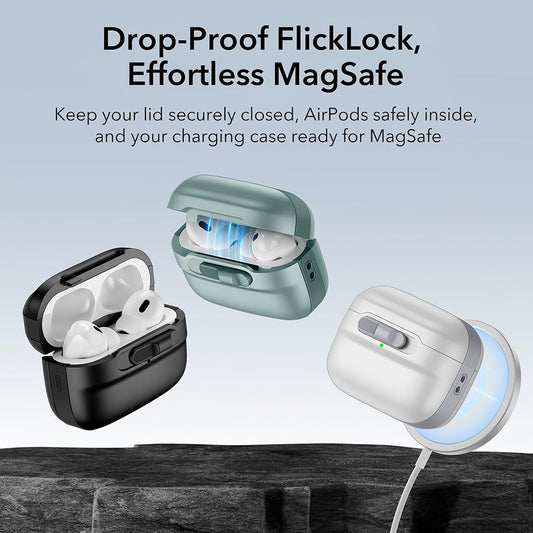 ESR Pulse-fodral för Apple AirPods 4, Svart