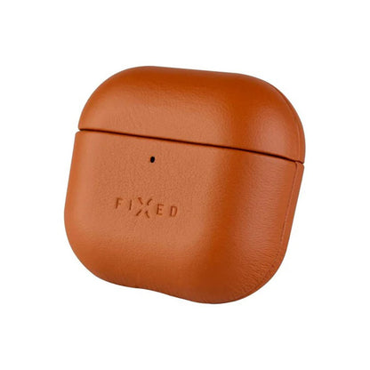 Fodral Fixed PodsLeather för Apple AirPods 4, Brun