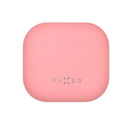 Fixed Silky fodral för Apple AirPods 4, Rosa