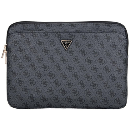 Guess 4G Triangle Logo fodral för 14-tums laptop, Svart
