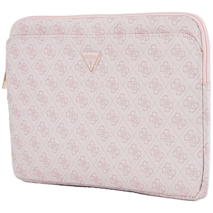 Guess 4G Triangle Logo fodral för 14-tums laptop, Rosa