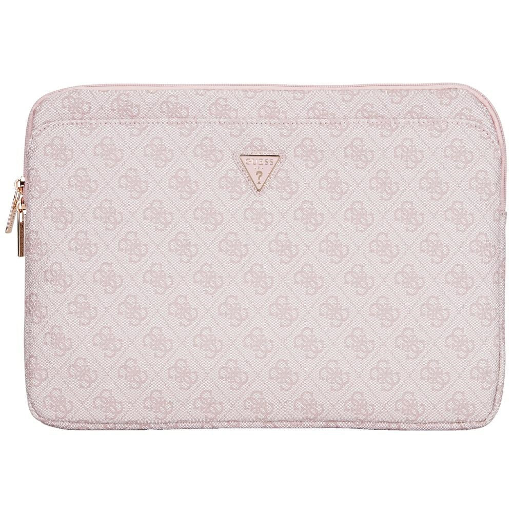 Guess 4G Triangle Logo fodral för 14-tums laptop, Rosa