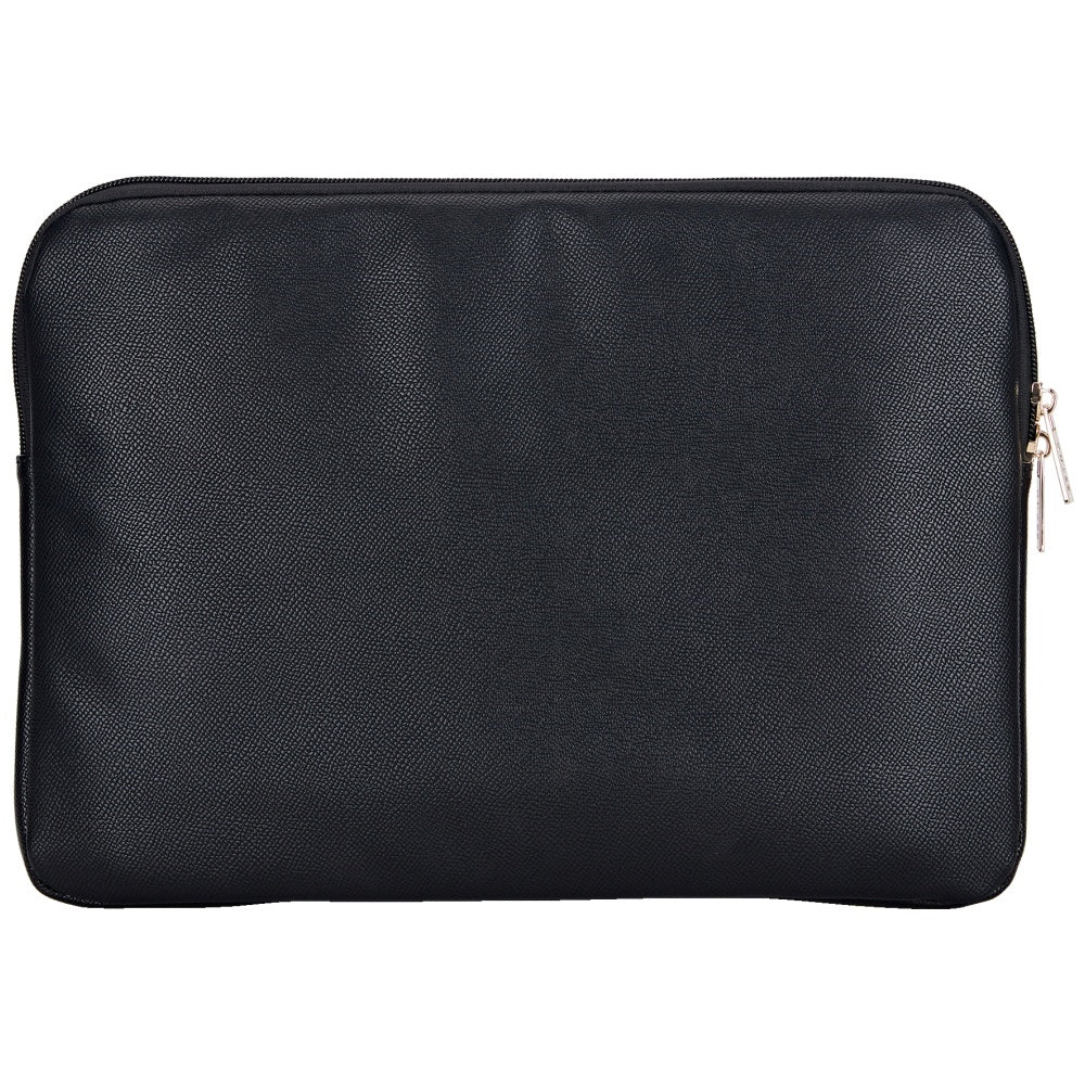 Guess Grained Triangle Logo fodral för 14-tums laptop, Svart