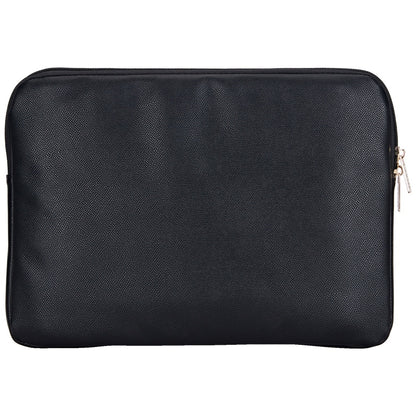 Guess Grained Triangle Logo fodral för 14-tums laptop, Svart