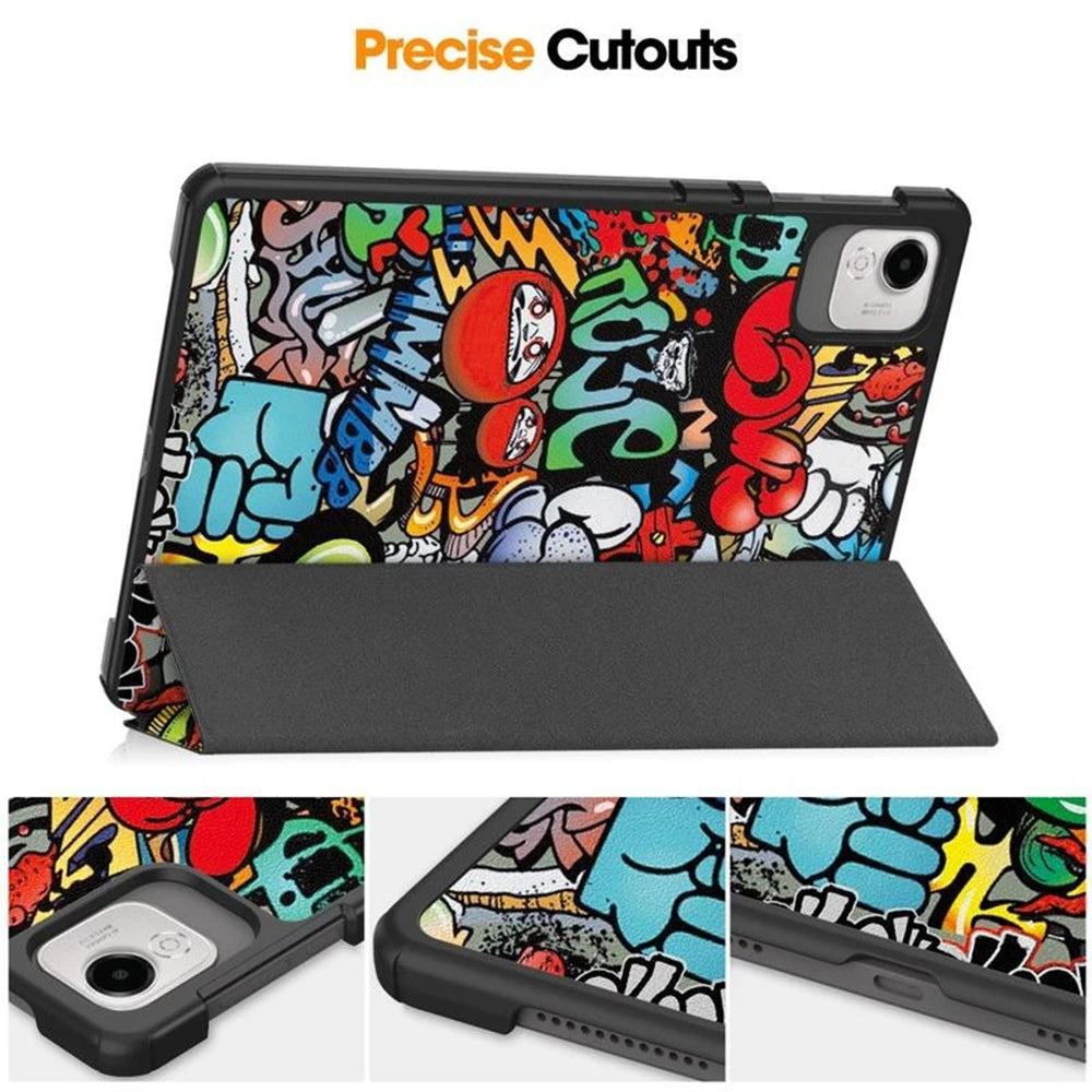 Fodral för Honor Pad X9a / X9 / X8 Pro, Techsuit, FoldPro Urban Vibe, Flerfärgad