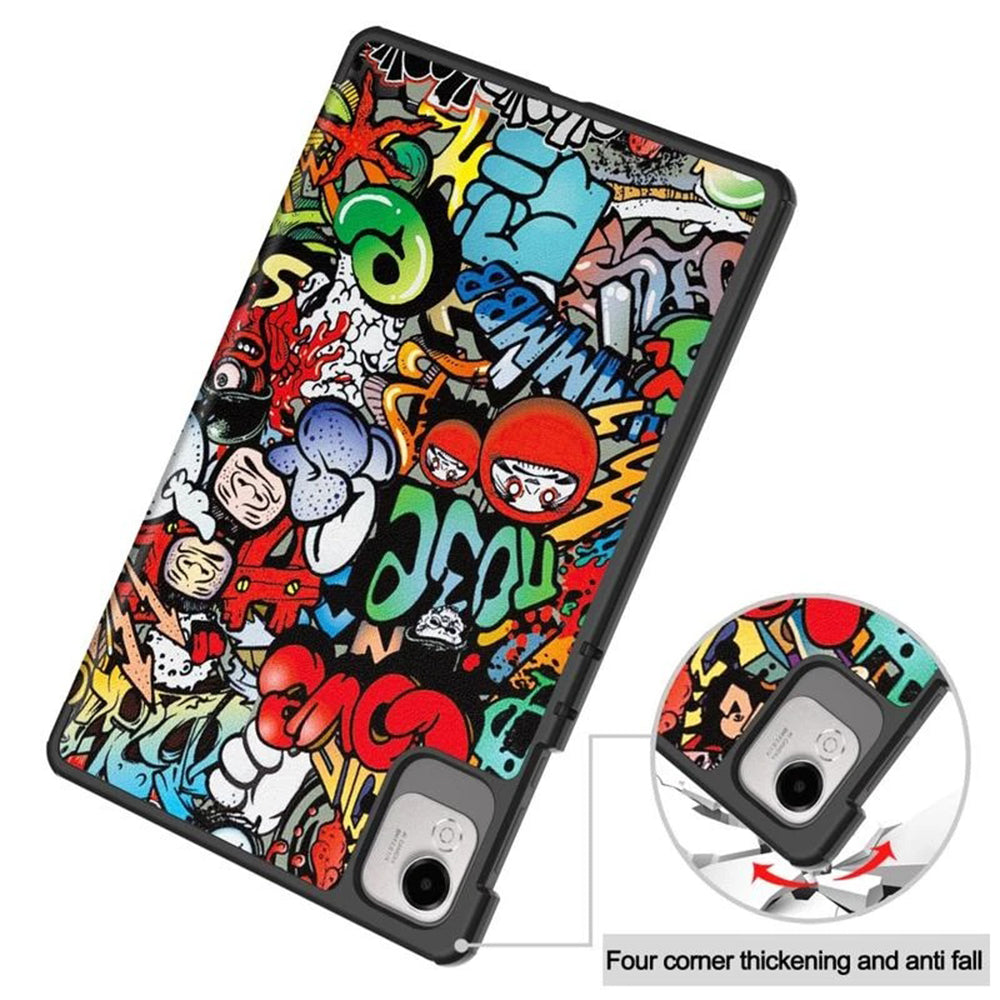 Fodral för Honor Pad X9a / X9 / X8 Pro, Techsuit, FoldPro Urban Vibe, Flerfärgad