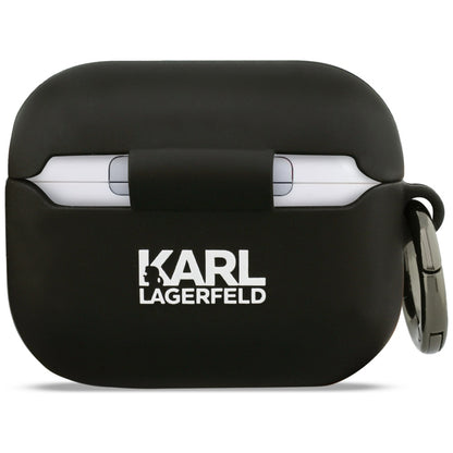 Karl Lagerfeld 3D Karl's Head fodral för Apple Airpods Pro 3, Svart