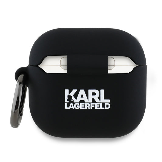 Karl Lagerfeld 3D Choupette's Head fodral för Apple AirPods 4, Svart
