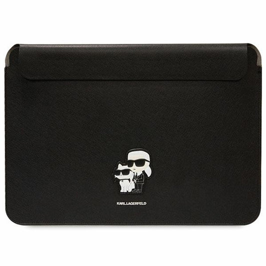 Karl Lagerfeld Saffiano Case for 14-inch Laptop, Black