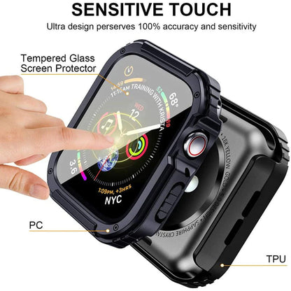 Lito Armor 360-fodral för Apple Watch 38mm Series, Blå