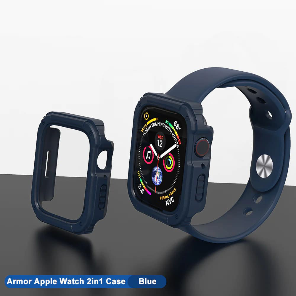 Lito Armor 360-fodral för Apple Watch 38mm Series, Blå