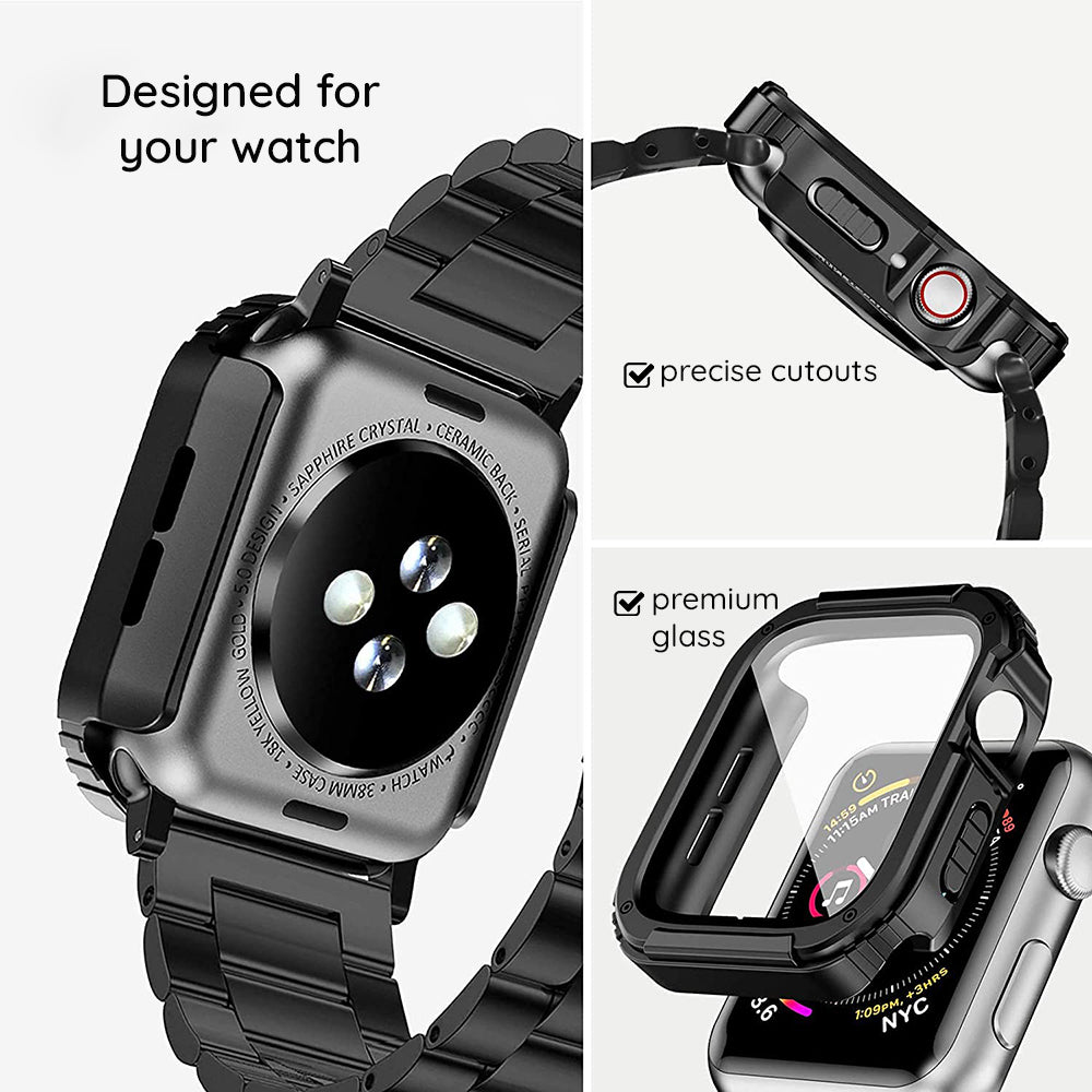 Lito Armor 360-fodral för Apple Watch 38mm Series, Blå
