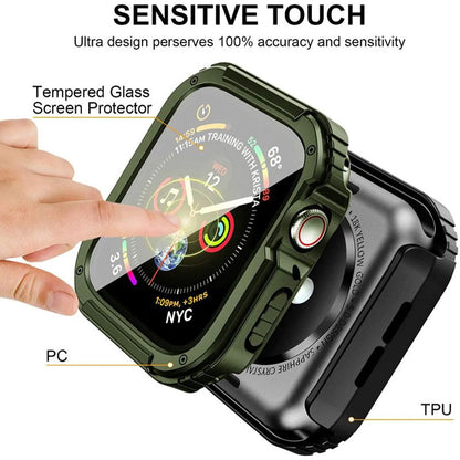 Lito Armor 360-fodral för Apple Watch 42mm Series, Grön