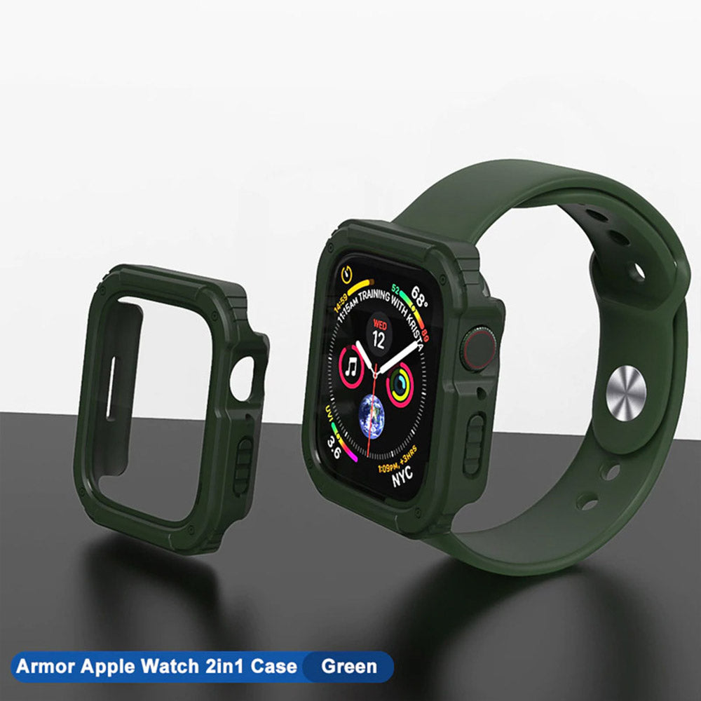Lito Armor 360-fodral för Apple Watch 42mm Series, Grön