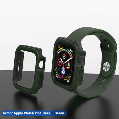 Lito Armor 360-fodral för Apple Watch 42mm Series, Grön