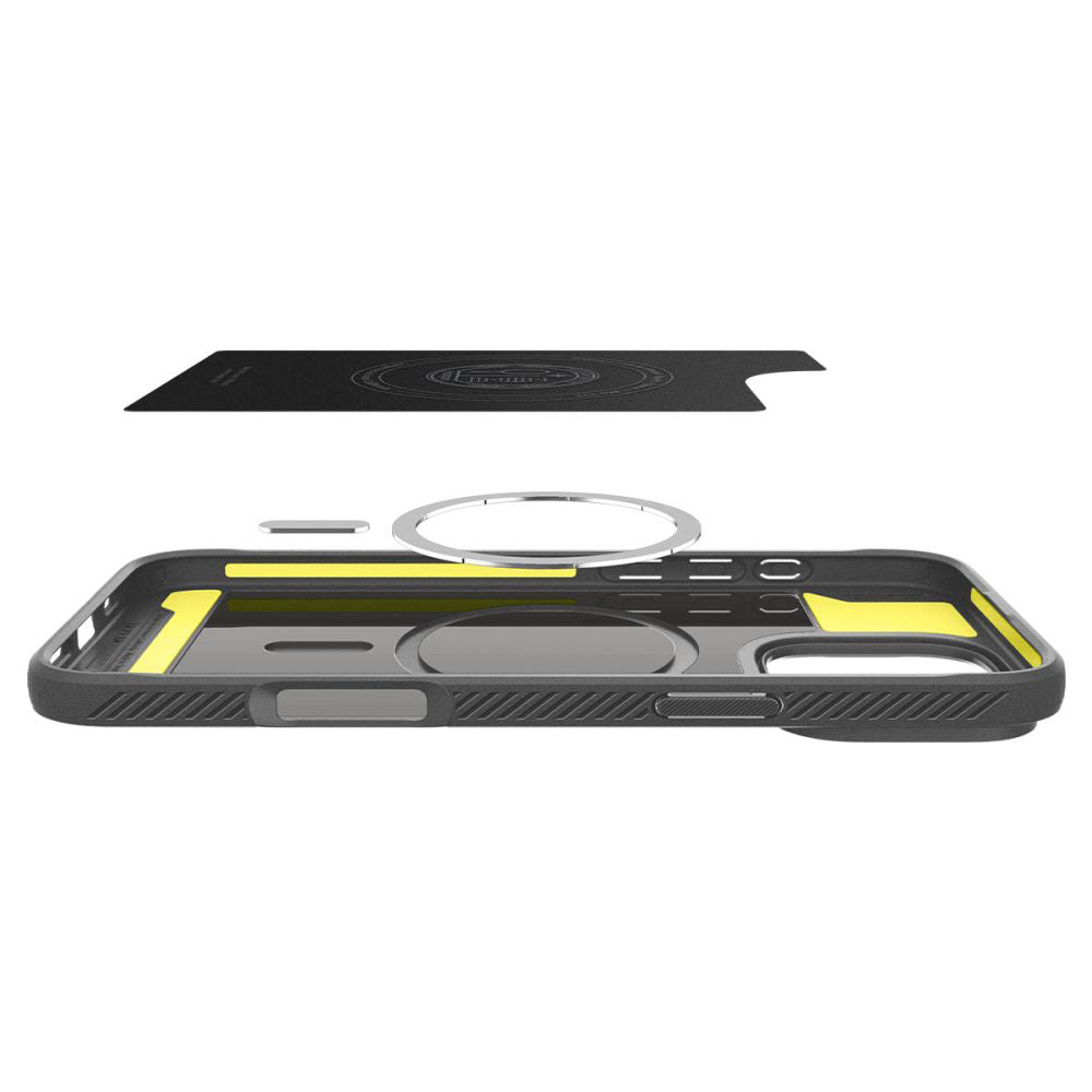 MagSafe-fodral för Apple iPhone 16 Pro Max, Spigen, Rugged Armor, grå ACS07987 