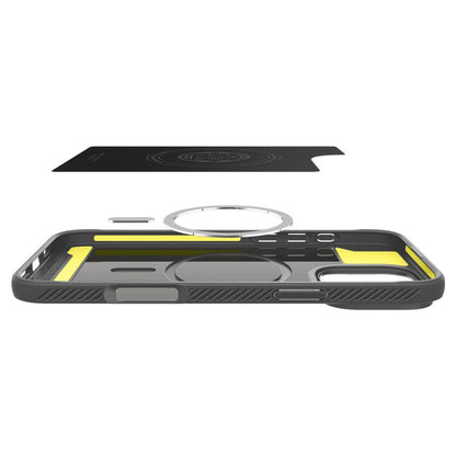 MagSafe-fodral för Apple iPhone 16 Pro Max, Spigen, Rugged Armor, grå ACS07987 