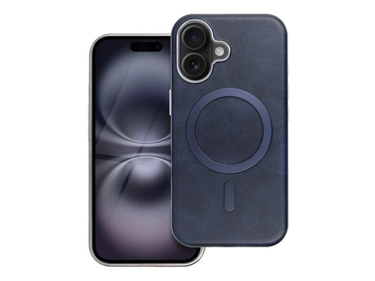 MagSafe-fodral för Apple iPhone 14 Pro, OEM, Gentleman Mag, Marinblå