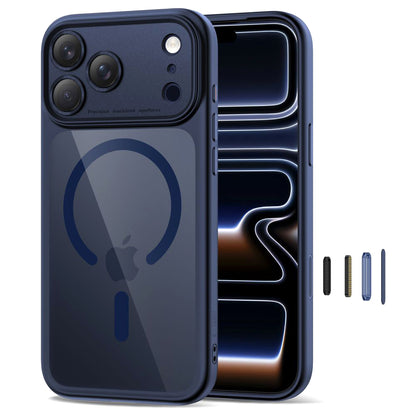 MagSafe-skal för Apple iPhone 17 Pro Max, Tech-Protect, MagPeak, Marinblå