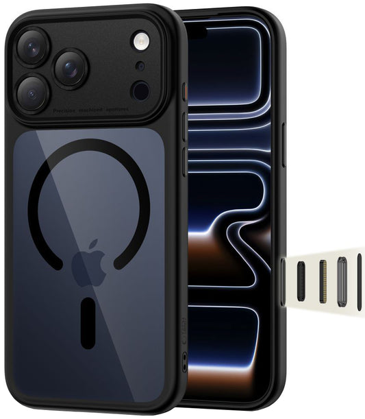 MagSafe-fodral för Apple iPhone 17 Pro, Tech-Protect, MagPeak, Marinblå