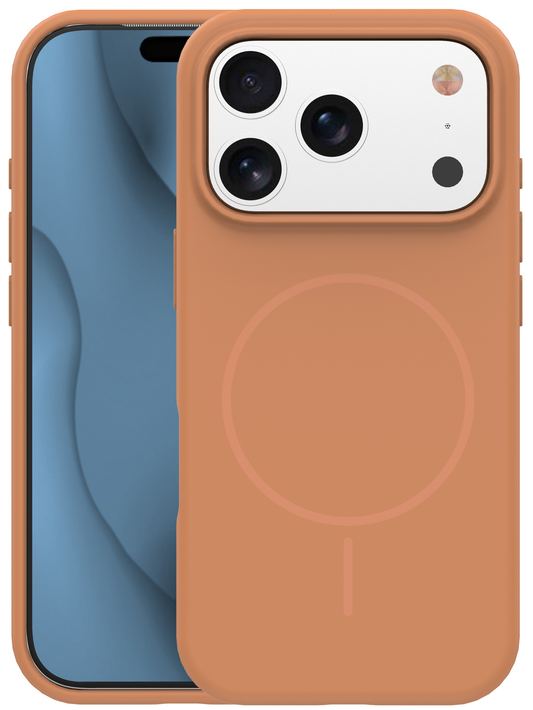 MagSafe-fodral för Apple iPhone 17 Pro, OEM, Silicone Thin, Orange