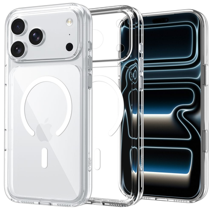 MagSafe-fodral för Apple iPhone 18 Pro / 17 Pro, Tech-Protect, Flexair Hybrid CC, Transparent