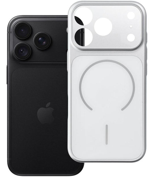 MagSafe-skal för Apple iPhone 18 Pro / 17 Pro, OEM, Make 18, silverfärgad