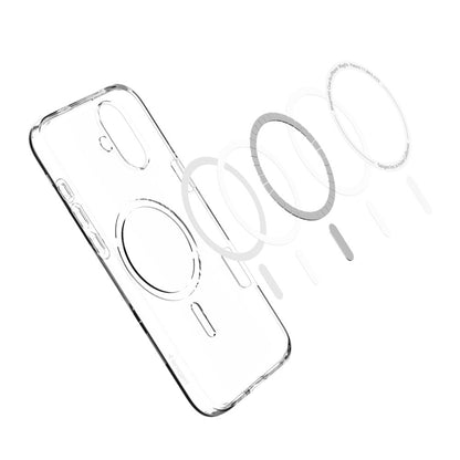 MagSafe-fodral för Apple iPhone 16 Plus, Spigen, Liquid Crystal, Transparent ACS08388