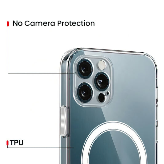 MagSafe-skal för Apple iPhone 17 Air, OEM, Klar, Transparent