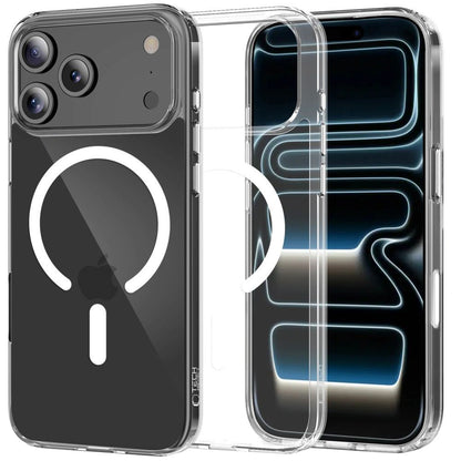 MagSafe Case for Apple iPhone 17 Pro, Tech-Protect, Flexair Hybrid CC, Transparent
