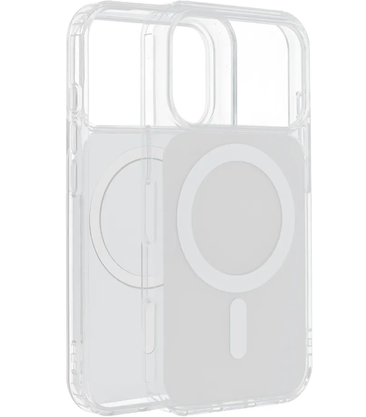 MagSafe-fodral för Apple iPhone 17e / 16e, OEM, Clear Fusion Mag Cover, Vit