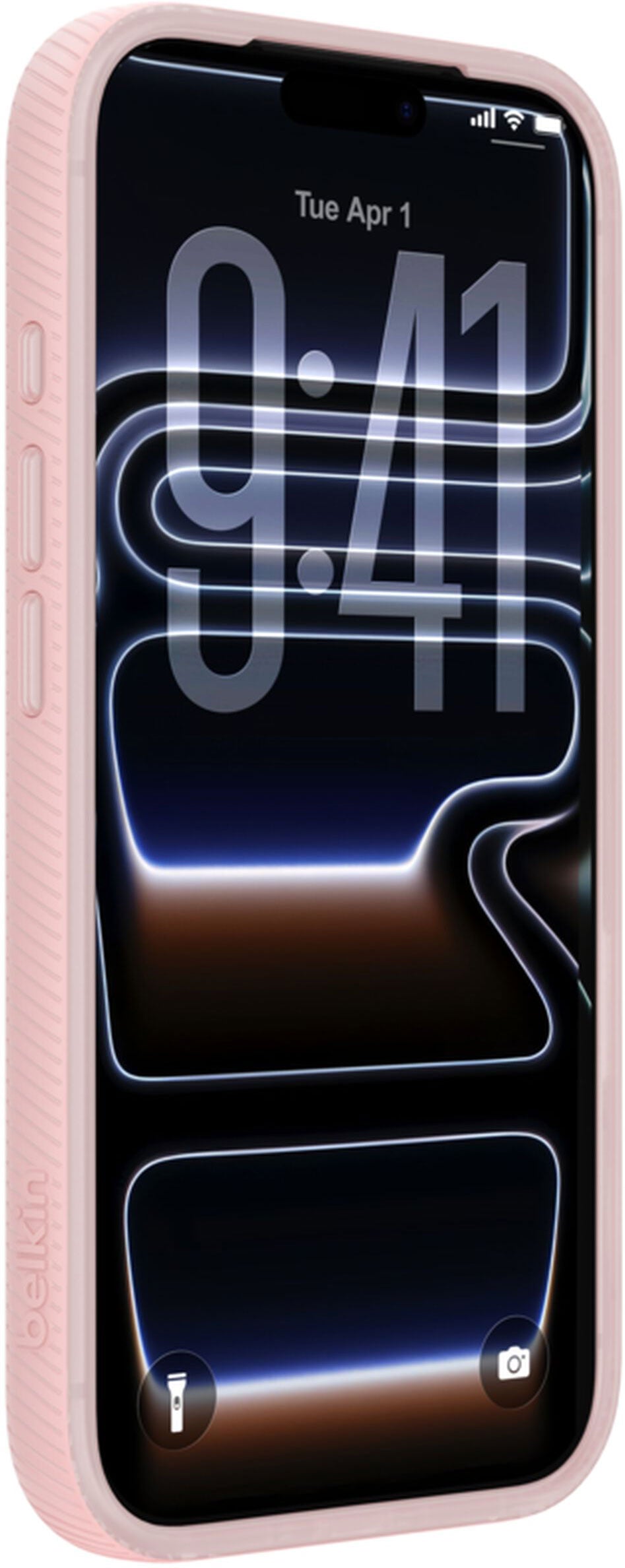 MagSafe-fodral för Apple iPhone 17 Pro, Belkin, SheerForce Grip, Rosa MSA035hqPK