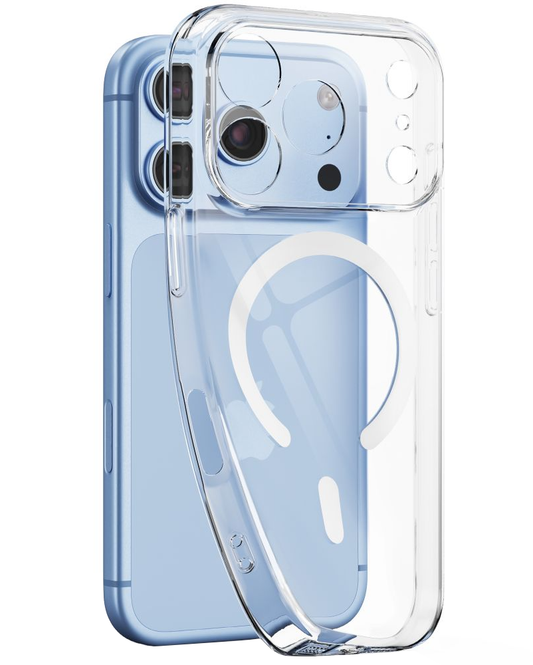 MagSafe-fodral för Apple iPhone 18 Pro / 17 Pro, Tech-Protect, Flexair, Transparent