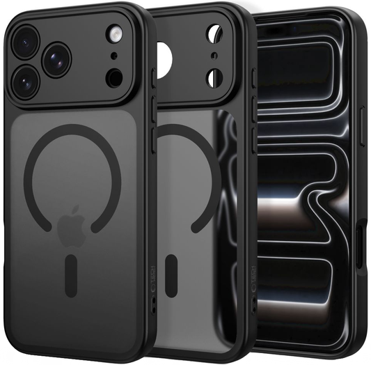 MagSafe-fodral för Apple iPhone 18 Pro Max / 17 Pro Max, Tech-Protect, BasicMag, Matt svart