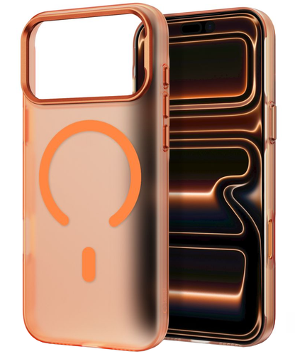 MagSafe-fodral för Apple iPhone 18 Pro Max / 17 Pro Max, Tech-Protect, MagZero, Matt Orange