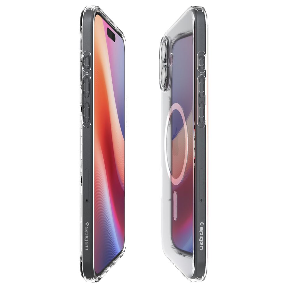 MagSafe-fodral för Apple iPhone 16 Plus, Spigen, Liquid Crystal, Transparent ACS08388
