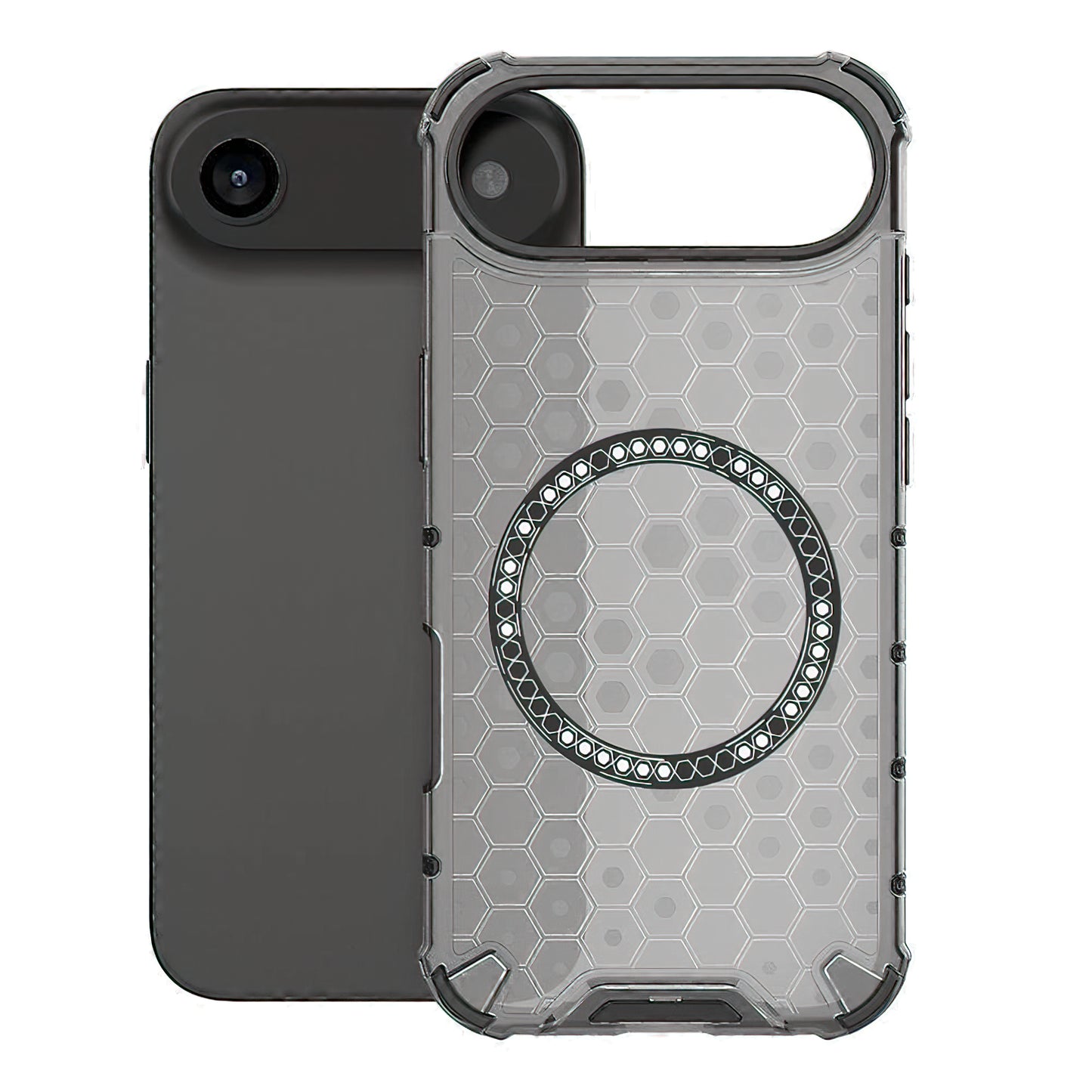 MagSafe-skal för Apple iPhone 17 Air, Techsuit, HoneyComb Shield, Svart