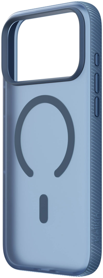 MagSafe-fodral för Apple iPhone 17 Pro Max, Belkin, SheerForce Grip, Marinblå MSA036hqNY