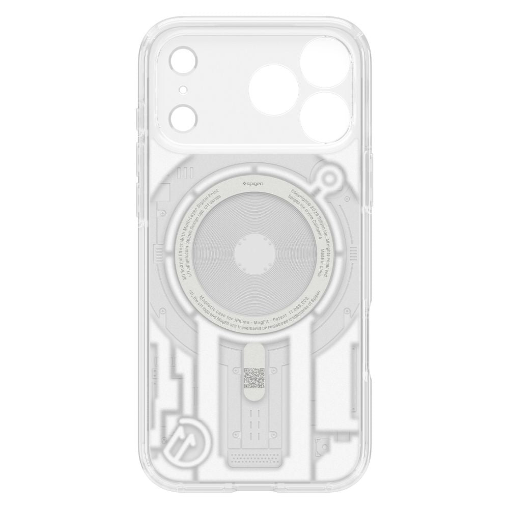 MagSafe-skal för Apple iPhone 18 Pro / 17 Pro, Spigen, C11 Ultra Hybrid MagFit Element, vit ACS12308