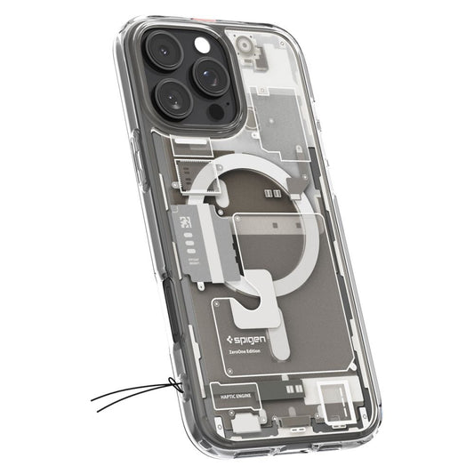 MagSafe-skal för Apple iPhone 16 Pro Max, Spigen, Ultra Hybrid Zero One, Grå ACS08381