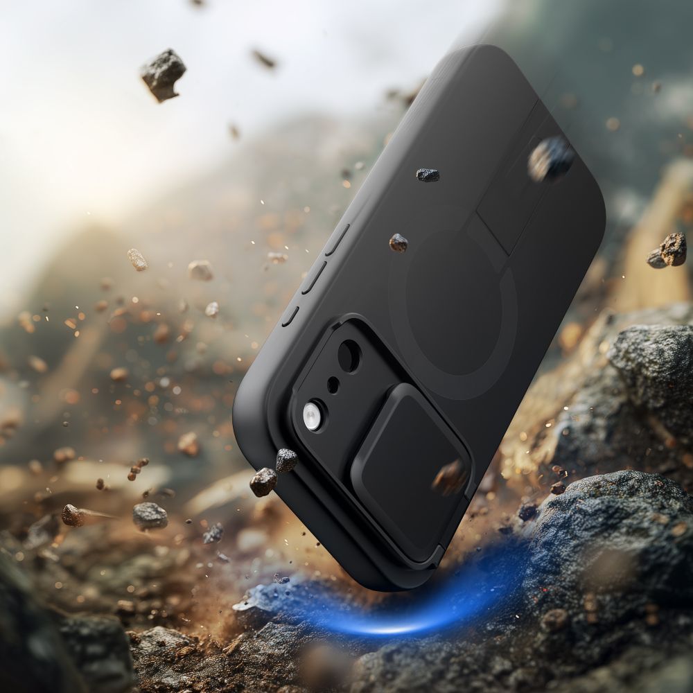 MagSafe-skal för Apple iPhone 17 Pro, Tech-Protect, Kevlar Aura, Svart