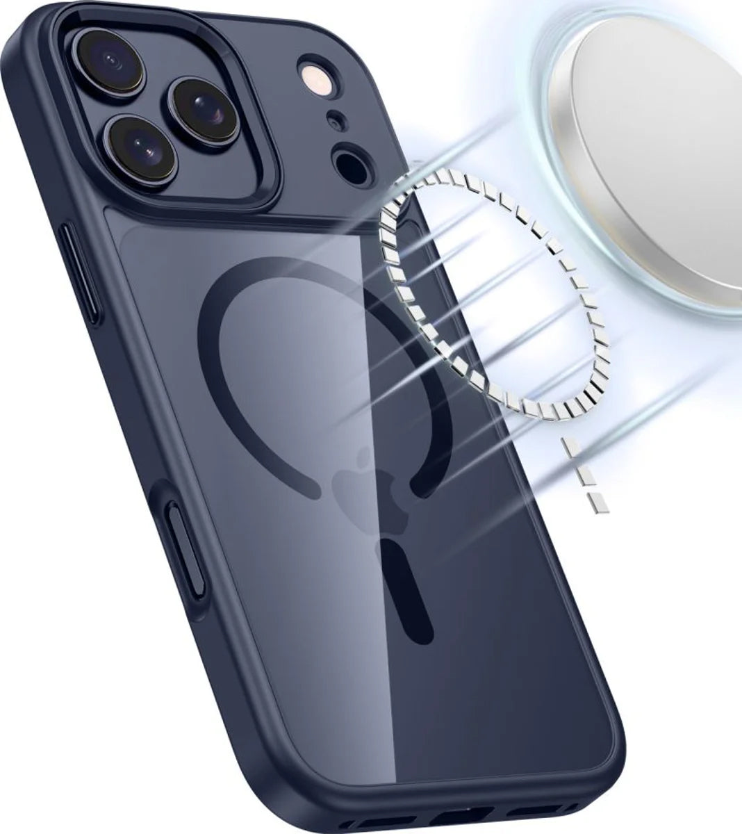 MagSafe-skal för Apple iPhone 17 Pro, Tech-Protect, Magmat, Marinblå