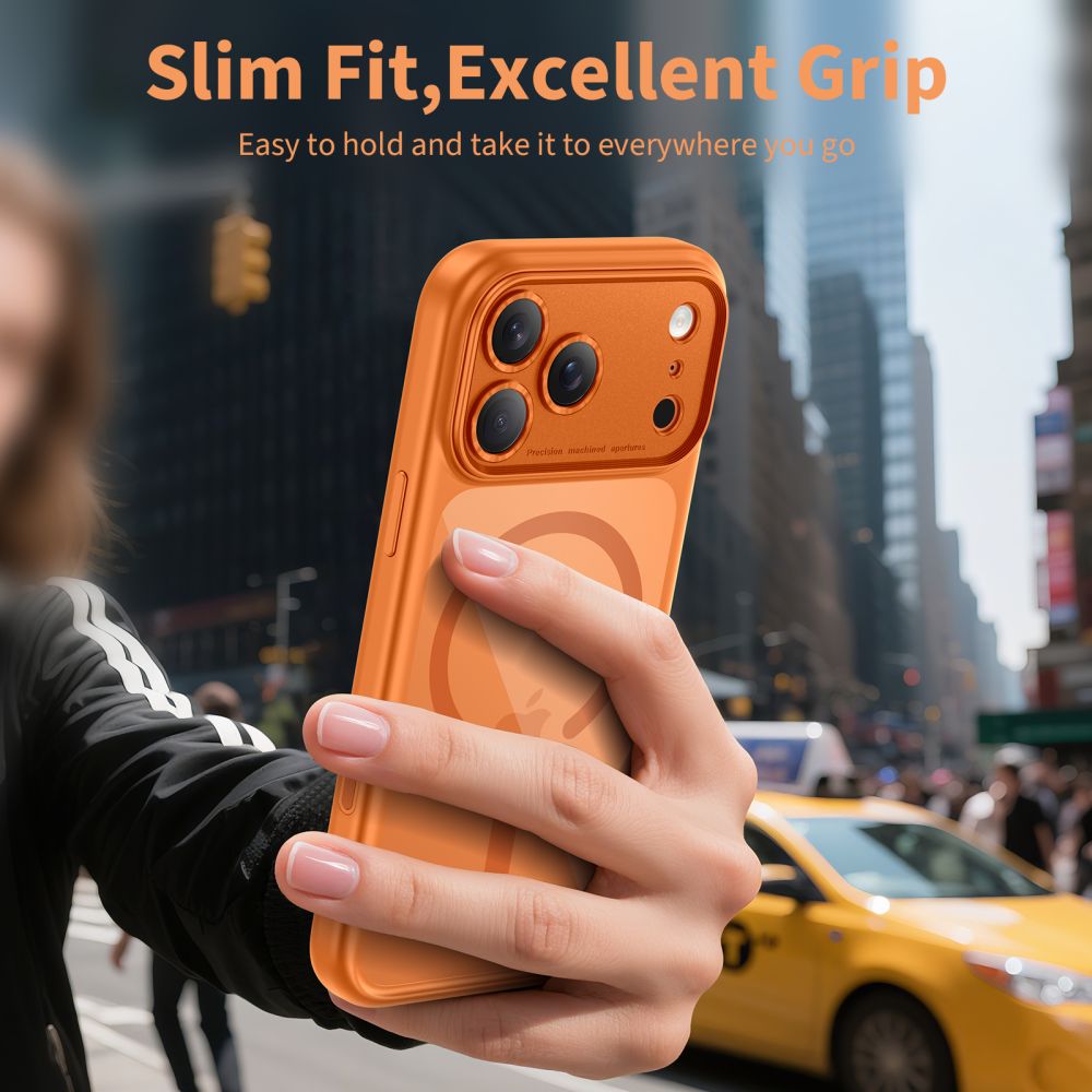 MagSafe-skal för Apple iPhone 17 Pro Max, Tech-Protect, MagPeak, Orange