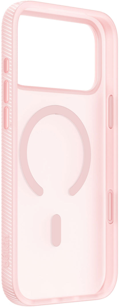 MagSafe-fodral för Apple iPhone 17 Pro, Belkin, SheerForce Grip, Rosa MSA035hqPK