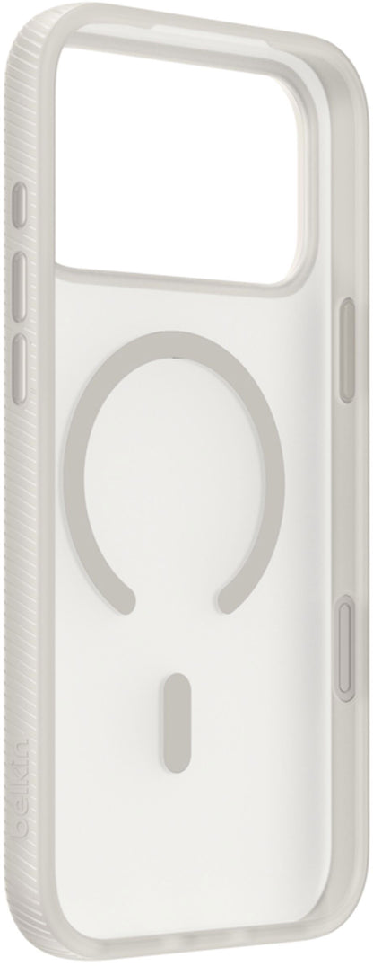 MagSafe-fodral för Apple iPhone 17 Pro Max, Belkin, SheerForce Grip, Beige MSA036hqSA