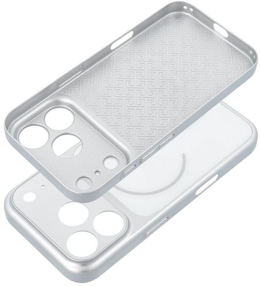 MagSafe-skal för Apple iPhone 18 Pro / 17 Pro, OEM, Make 18, silverfärgad